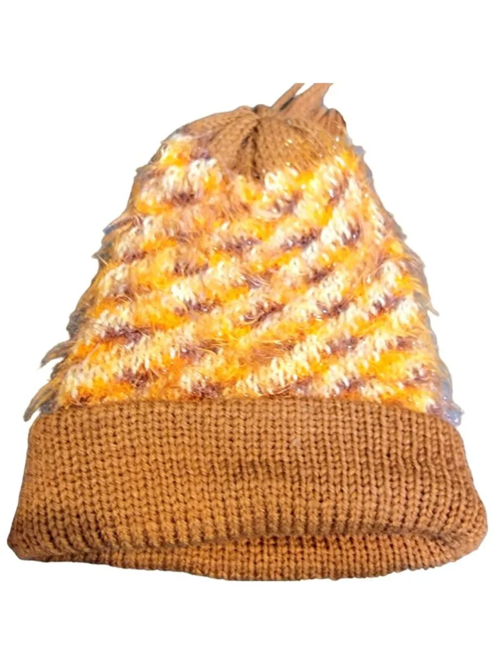 Retro Crochet Scarf Beanie Cap Set Women One Size Winter Accessories Outdoors